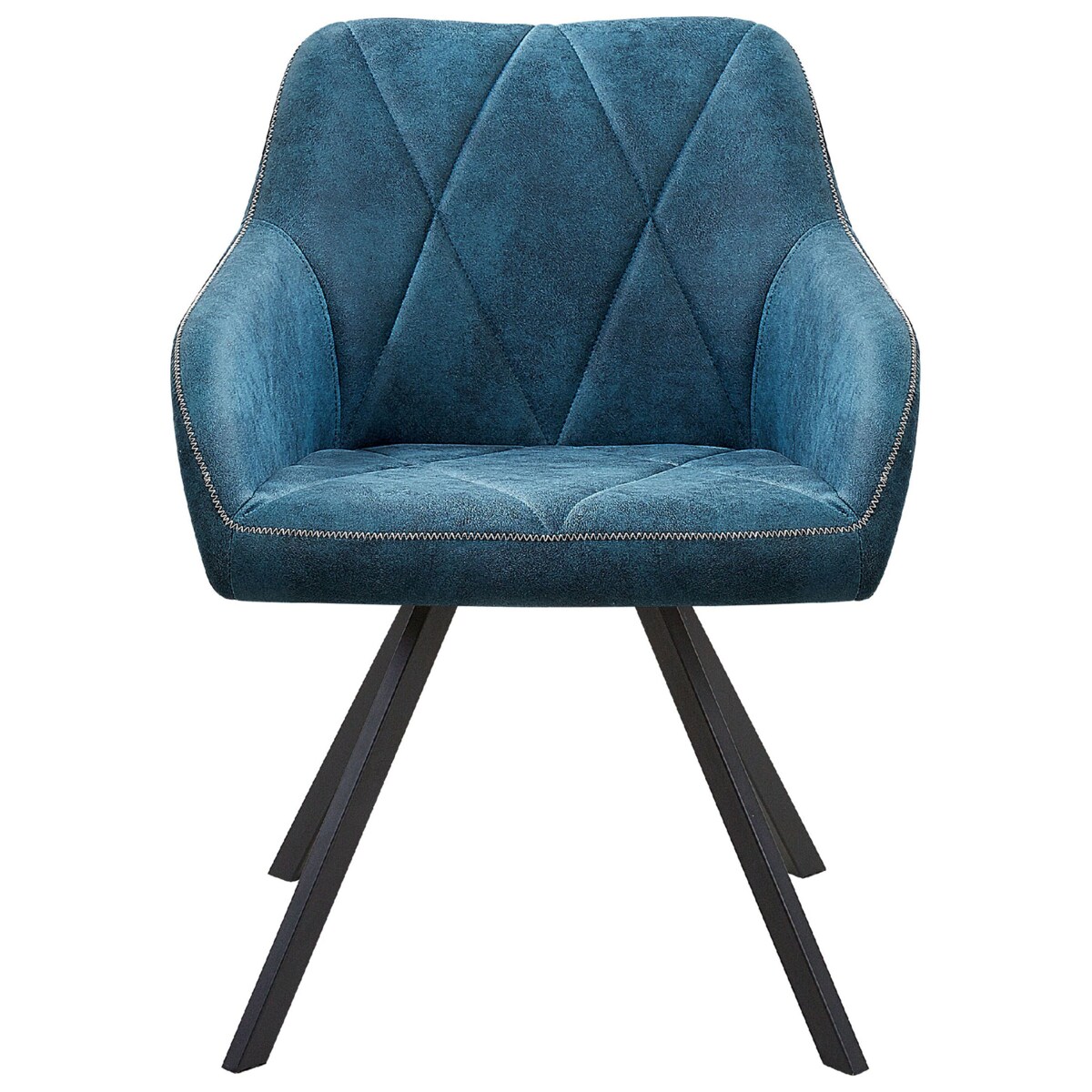 Zestaw 2 krzeseł niebieski MONEE