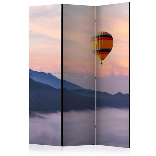 Parawan akustyczny Pejzaże 135x172 cm 3-częściowy wielokolorowy