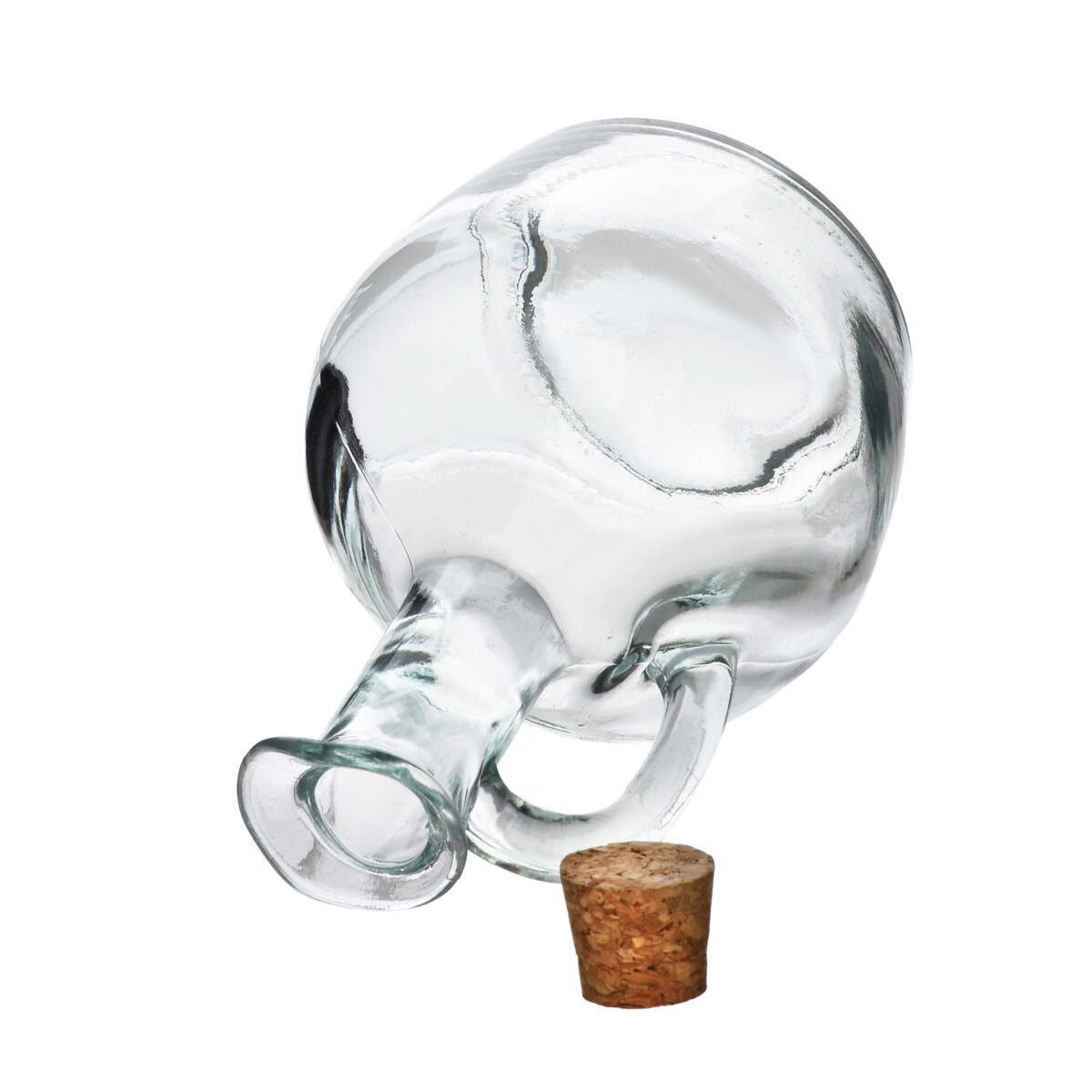 MODERN KITCHEN Karafka szklana z korkiem 400ml 10x8x15.5cm