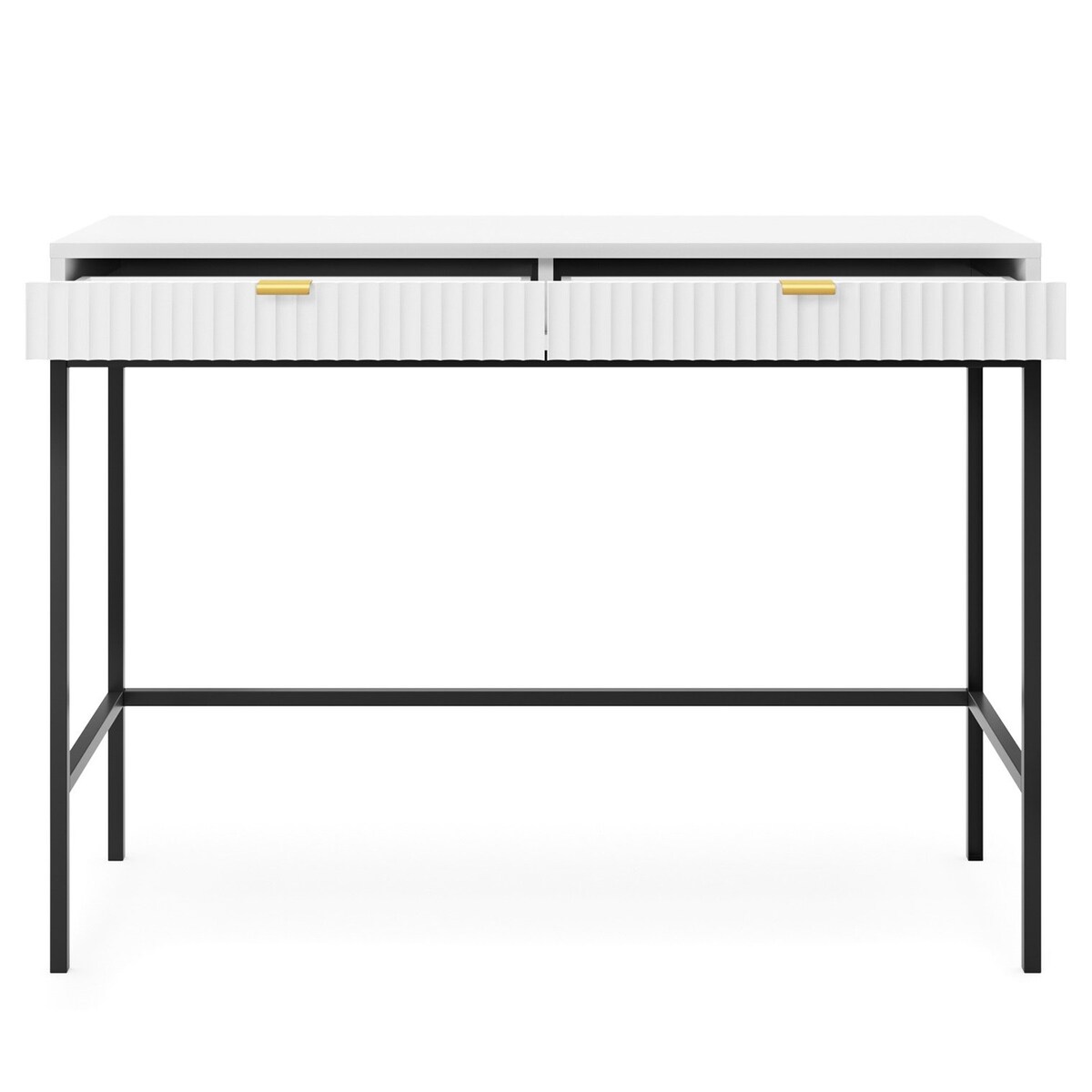 Toaletka Delicious ryflowana biała