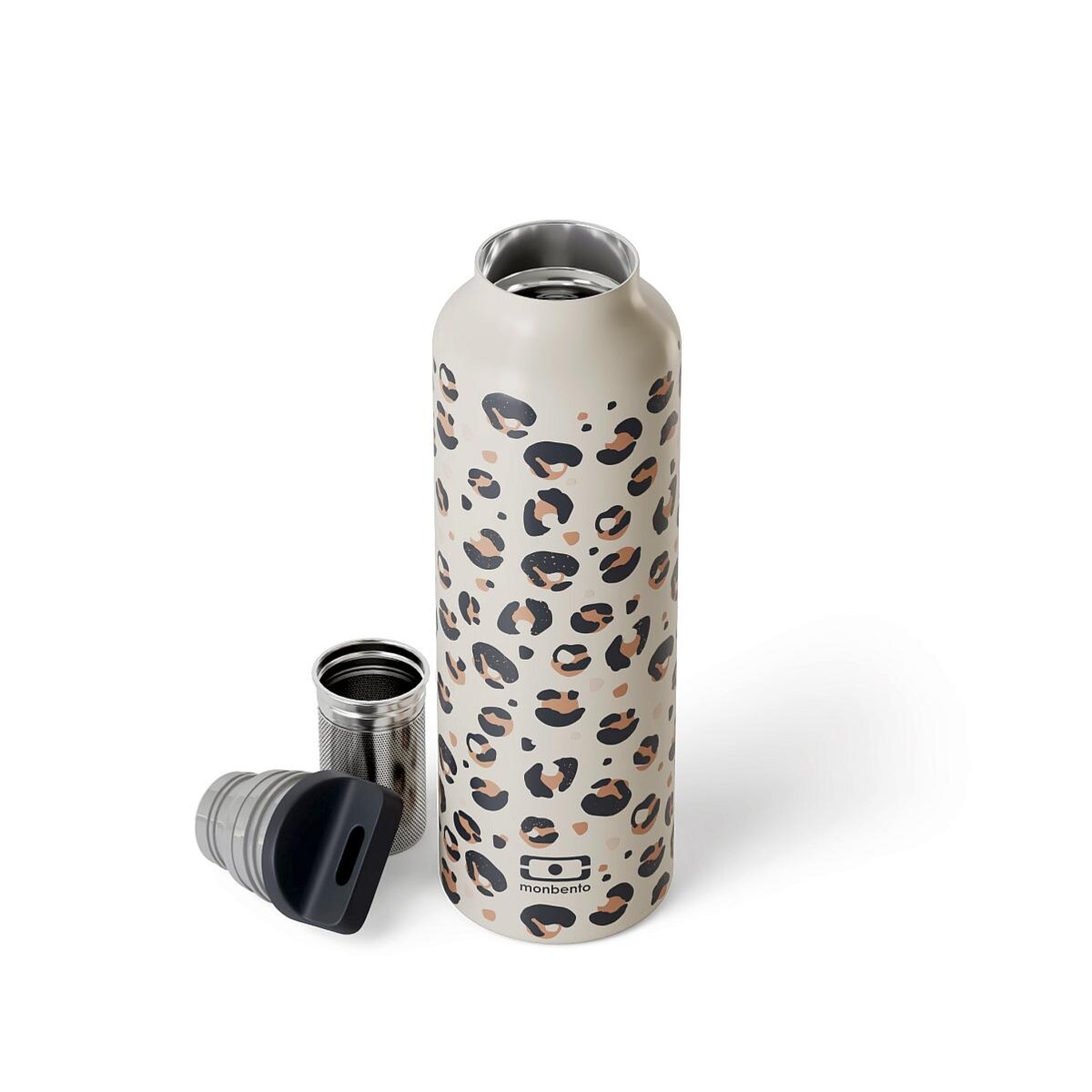 Monbento Steel butelka termiczna 0,5 l Leopard