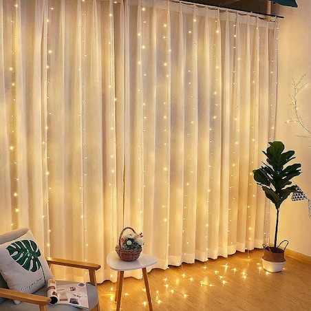 Kurtyna Lampki Led 300 Szt. Girlanda Pilot 230V