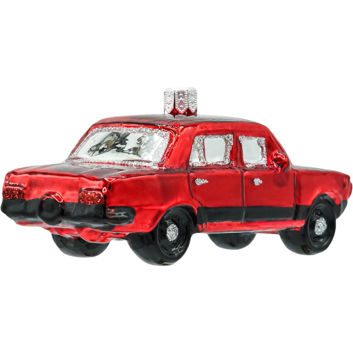 Bombka choinkowa: czerwony samochód