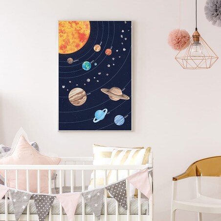 Plakat dla dzieci Planety 30x40