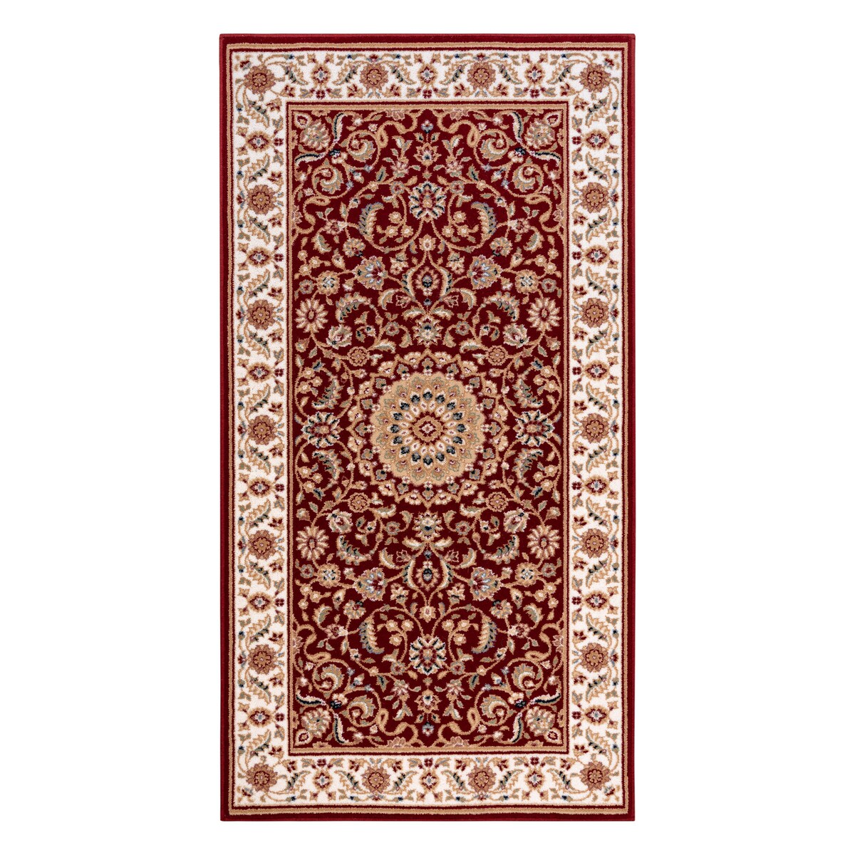 Dywan NAIN Rozeta, ramka 7176/51066 bordo 200x300 cm