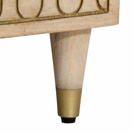 vidaXL Szafki nocne, 2 szt., 40x33x46 cm, lite drewno mango