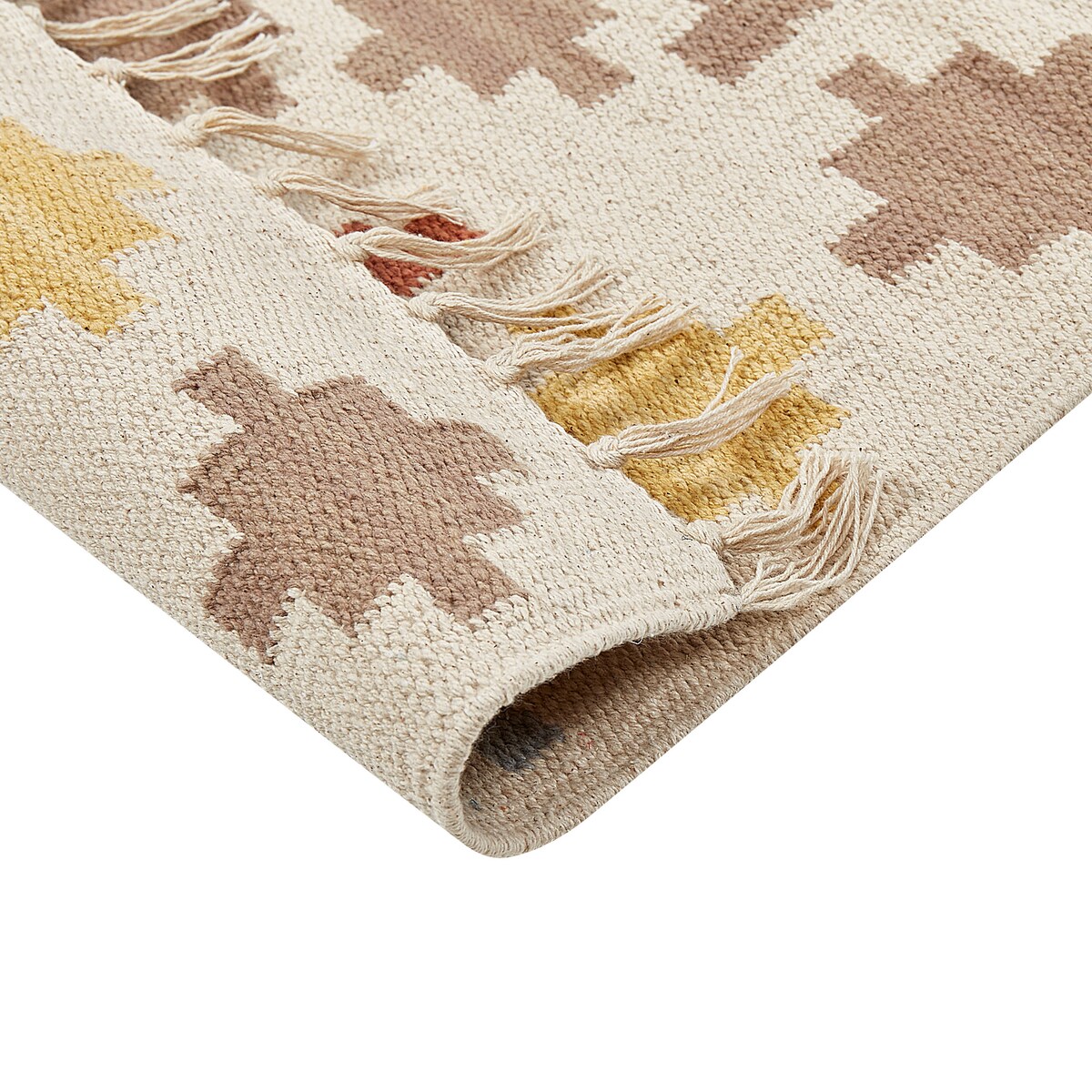 Dywan ATAN Kolorowy 80 x 300 cm Bawełna Kilim