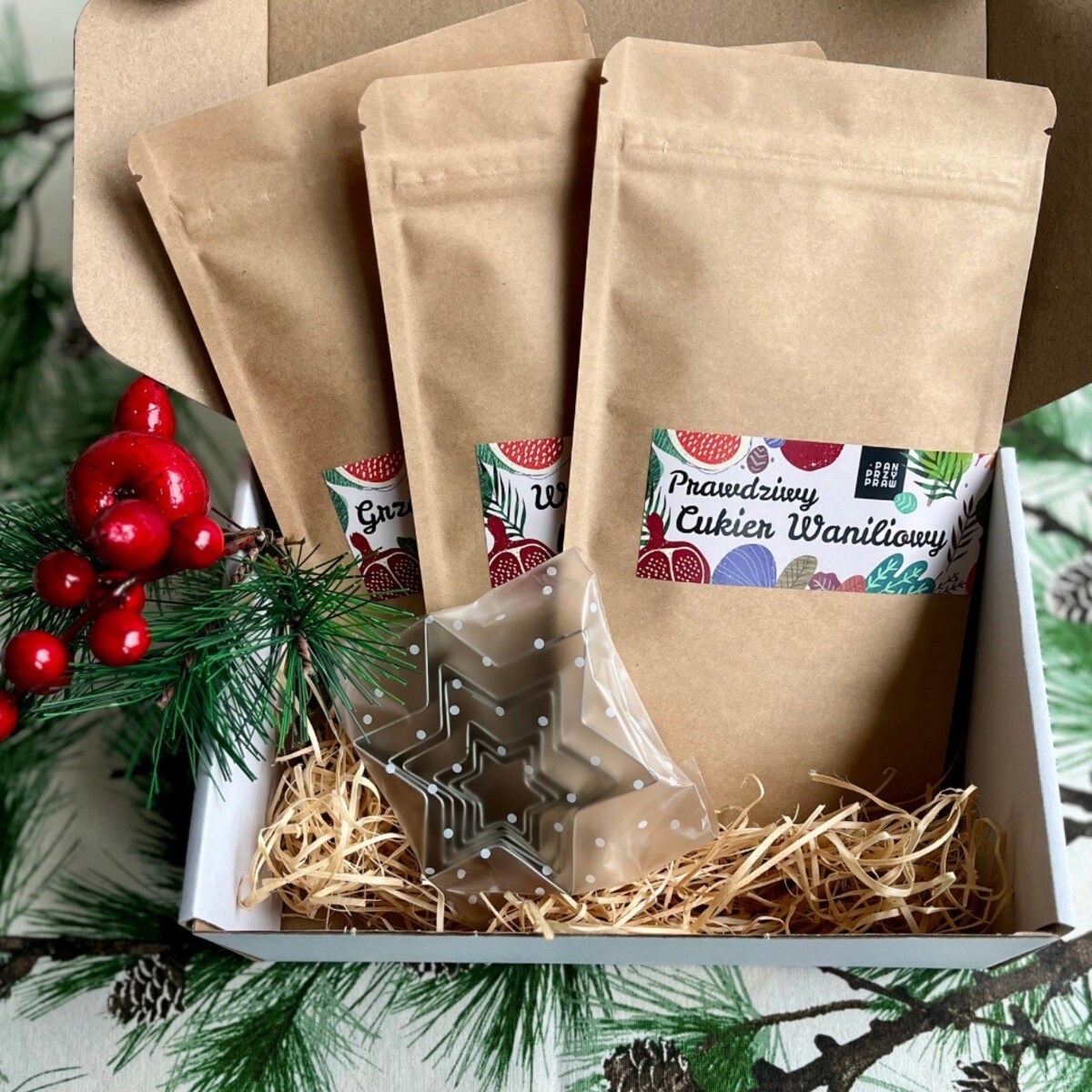 3 mieszanki przypraw w doypack CUKIER + foremki