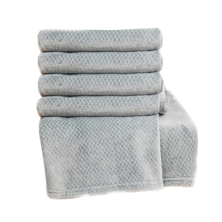 Miękki Koc Narzuta Pled na Łóżko 70 x 150 cm mikrofibra milutki Szary Willy