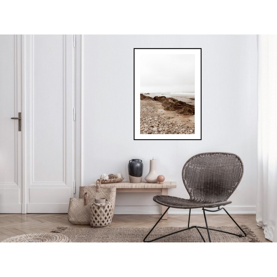 Poster Story, Plakat, Obraz - Kamienista Plaża, wymiary 50 x 70 cm