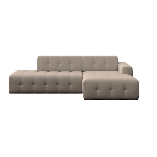 Sofa narożna prawa Tuil camelowa