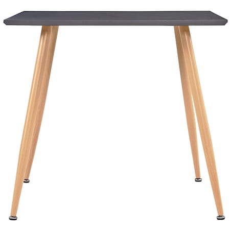 vidaXL Stół do jadalni, szaro-dębowy, 80,5 x 80,5 x 73 cm, MDF