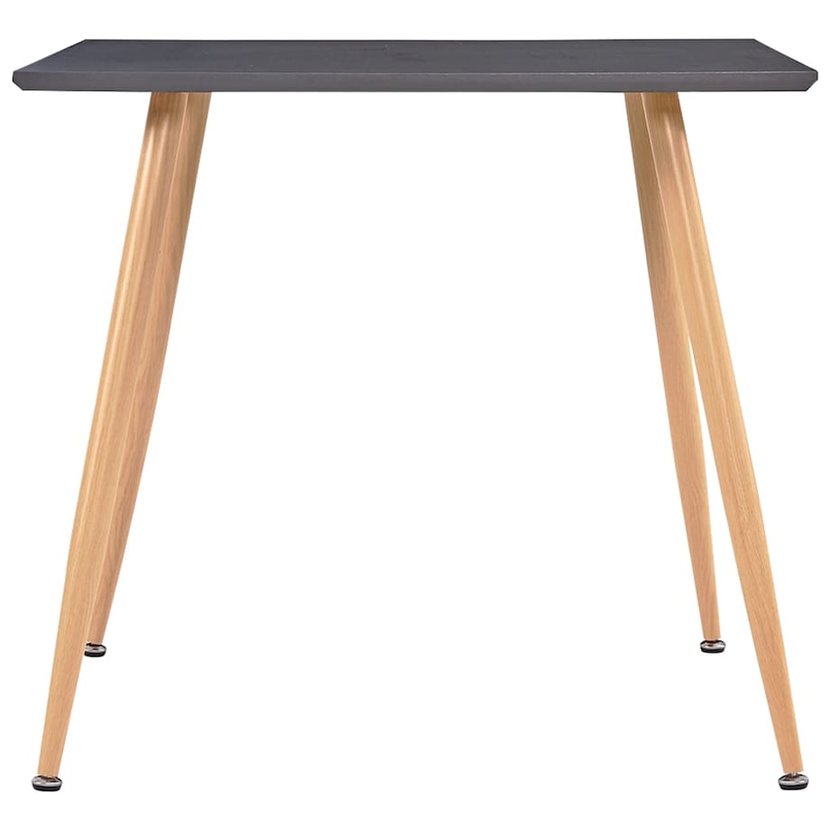 vidaXL Stół do jadalni, szaro-dębowy, 80,5 x 80,5 x 73 cm, MDF