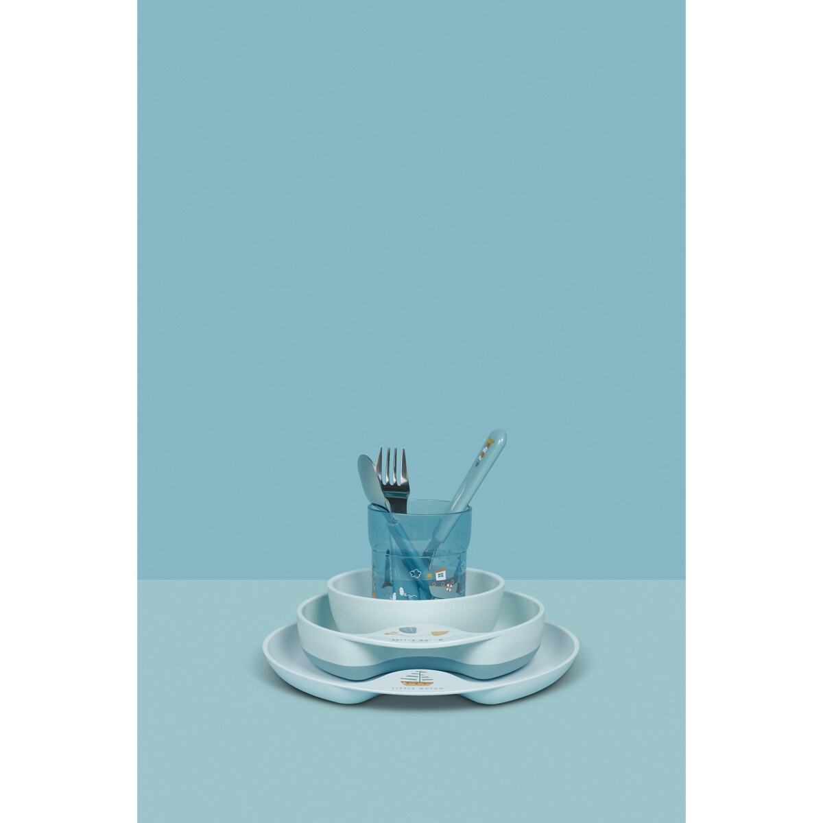 Zestaw obiadowy dziecięcy 3szt. MIO Sailors Bay 108040065244