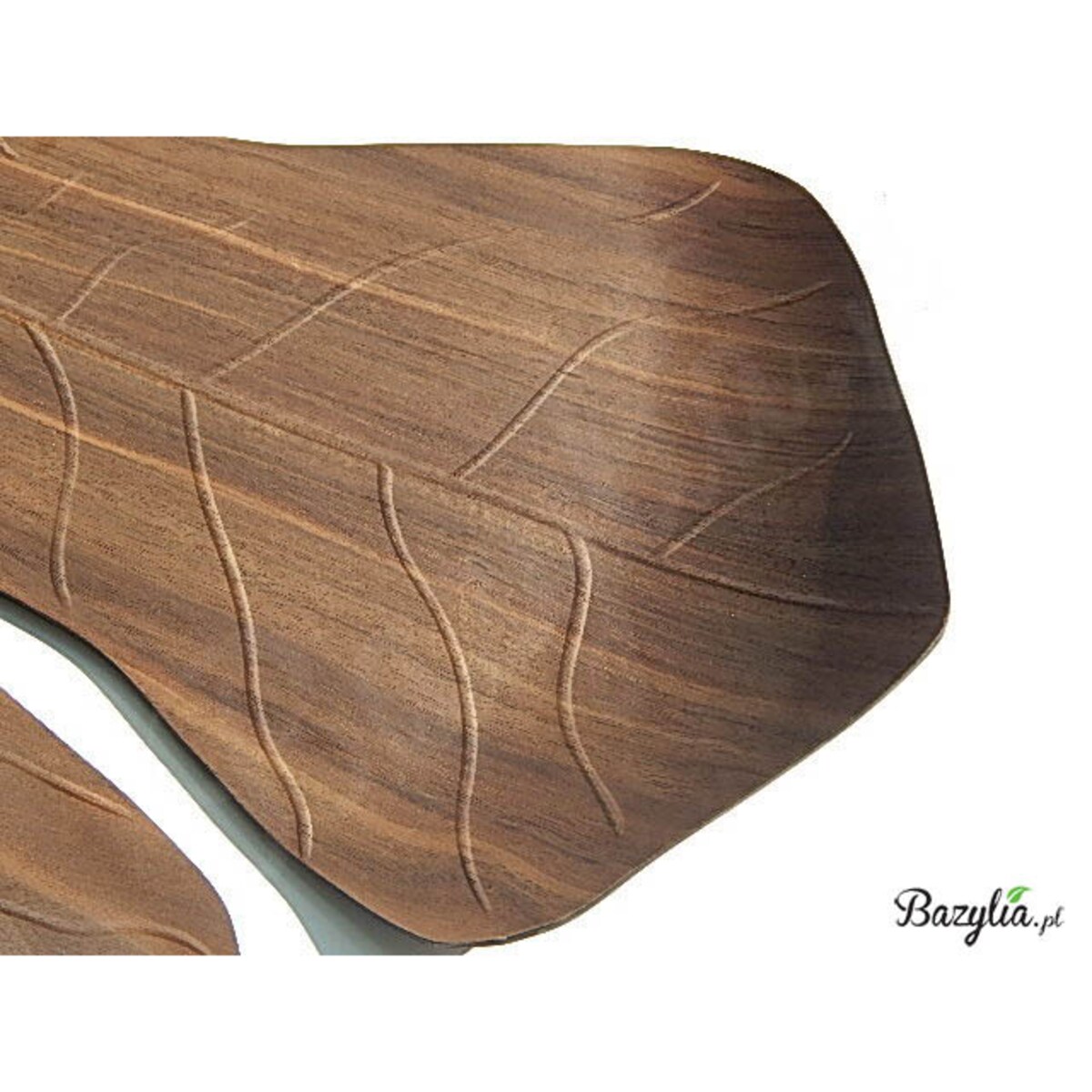 Taca z drewna orzecha Adamo, 40.5 x 41 cm, Legnoart