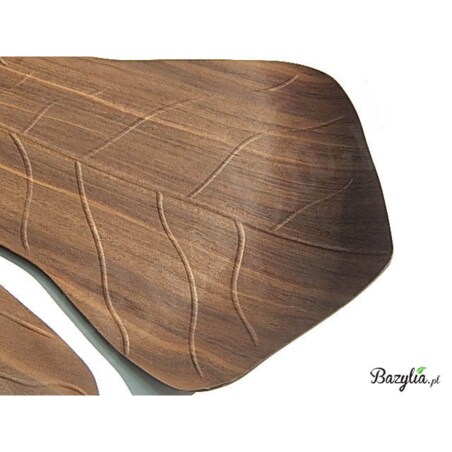 Taca z drewna orzecha Adamo, 40.5 x 41 cm, Legnoart