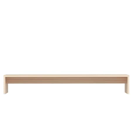 vidaXL Podstawka na monitor, 100x27x15 cm, lite drewno sosnowe