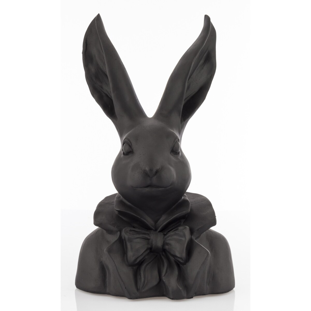 Figurka -popiersie królika 35x20x13 cm TORACE czarny