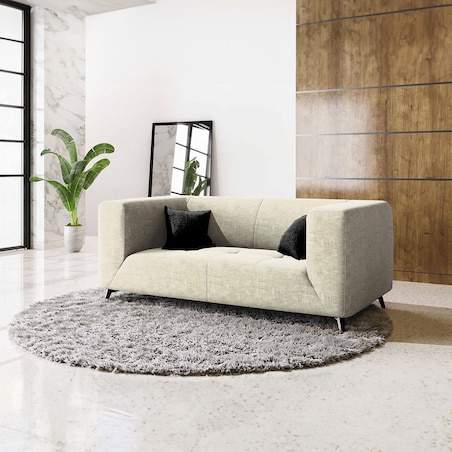 Sofa 2-osobowa Toro - jasnobeżowa