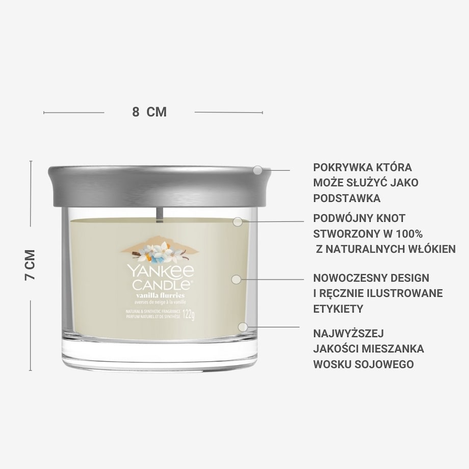 YC SIGNATURE - Tumbler mały VANILLA FLURRIES