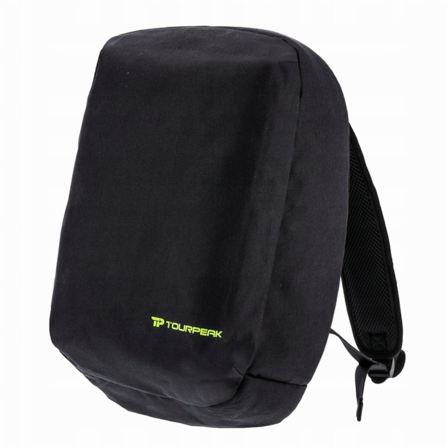 Plecak Czarny Miejski Podróżny Na Laptop 15,6" Do Samolotu 5 Komorowy