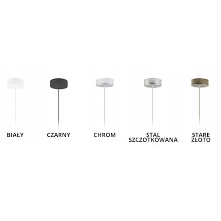 Lampa wisząca zwis żyrandol sufitowa z abażurem walec JAZZ 40 cm