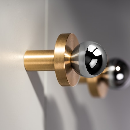 POLA GOLD - SILVER uchwyt jednopunktowy, lakierowany