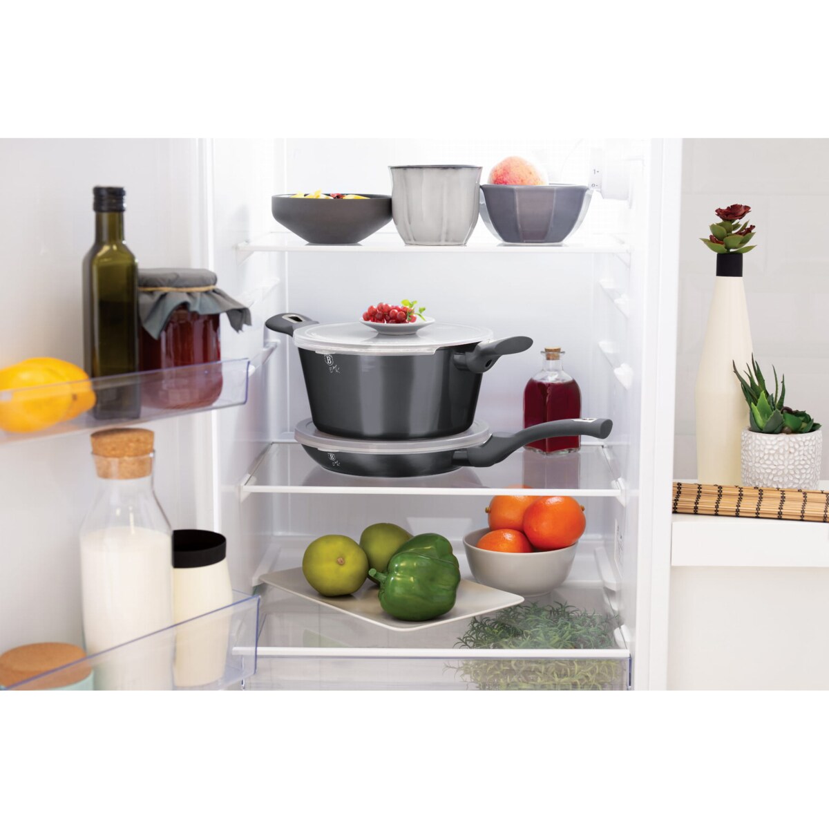 Zestaw garnków 22 el. z powłoką marmurową Berlinger Haus BH-7181