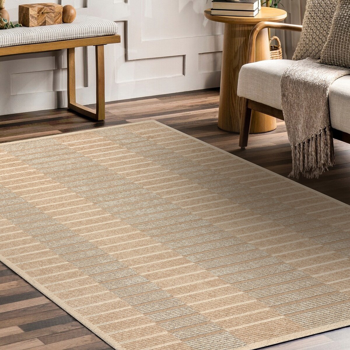 Dywan FLUX 461.124.SA110 wełniany OSTA - 60x120 cm