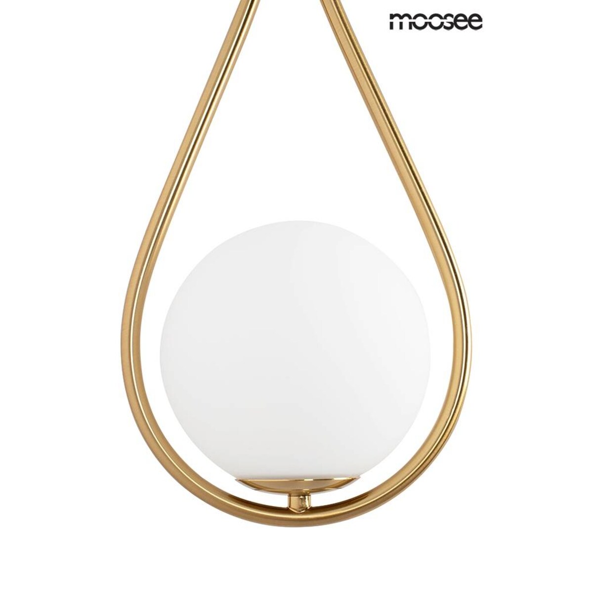 Lampa ścienna w kształcie łezki Roma MSE010400204 złota