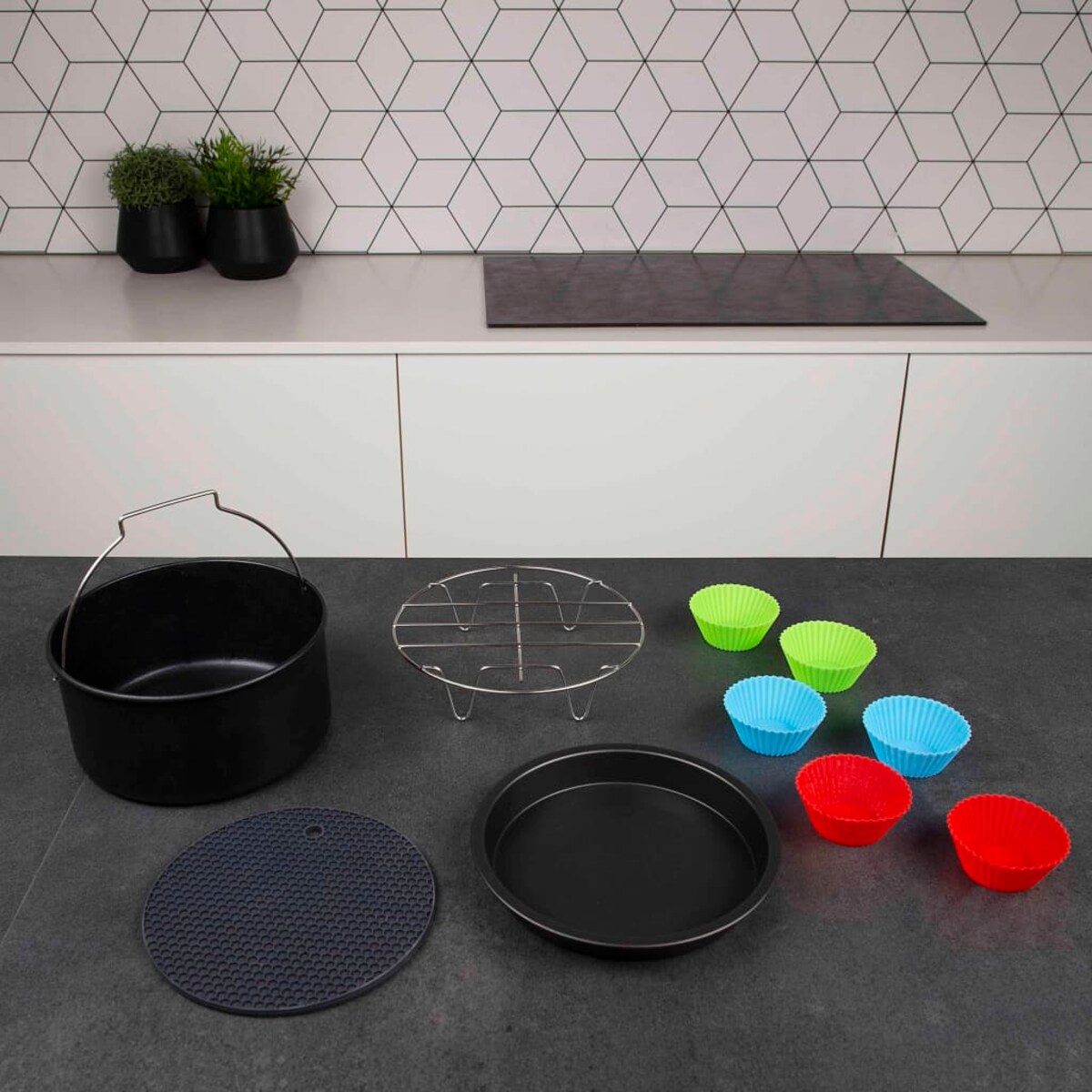 Princess Zestaw 10 akcesoriów do frytkownicy powietrznej, 5,2 L