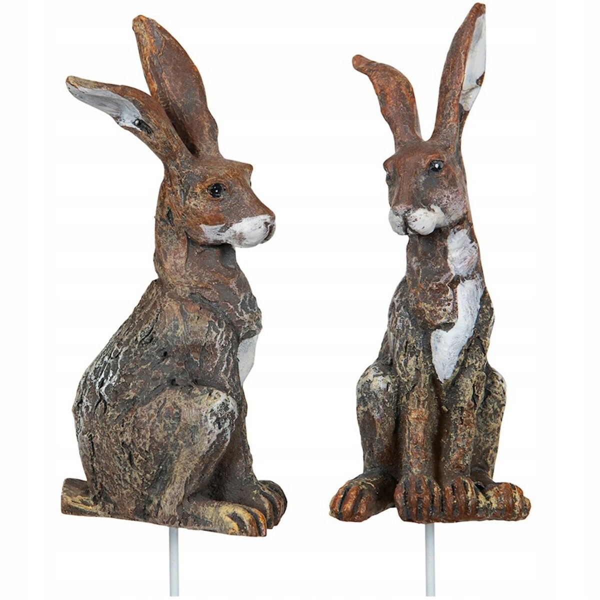 OZDOBA DO DONICZKI WIELKANOCNA NA WIELKANOC ZAJĄCZKI ZAJĄC DO WBICIA 2 szt.