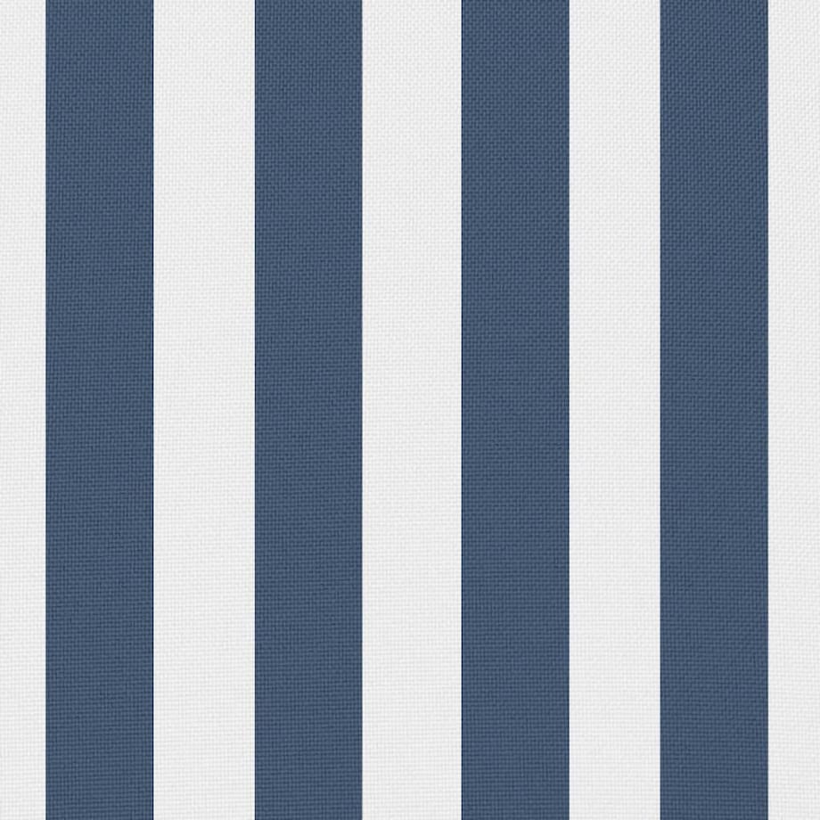 vidaXL Poduszki na zewnątrz, 2 szt., w paski, 60x40 cm, granatowe