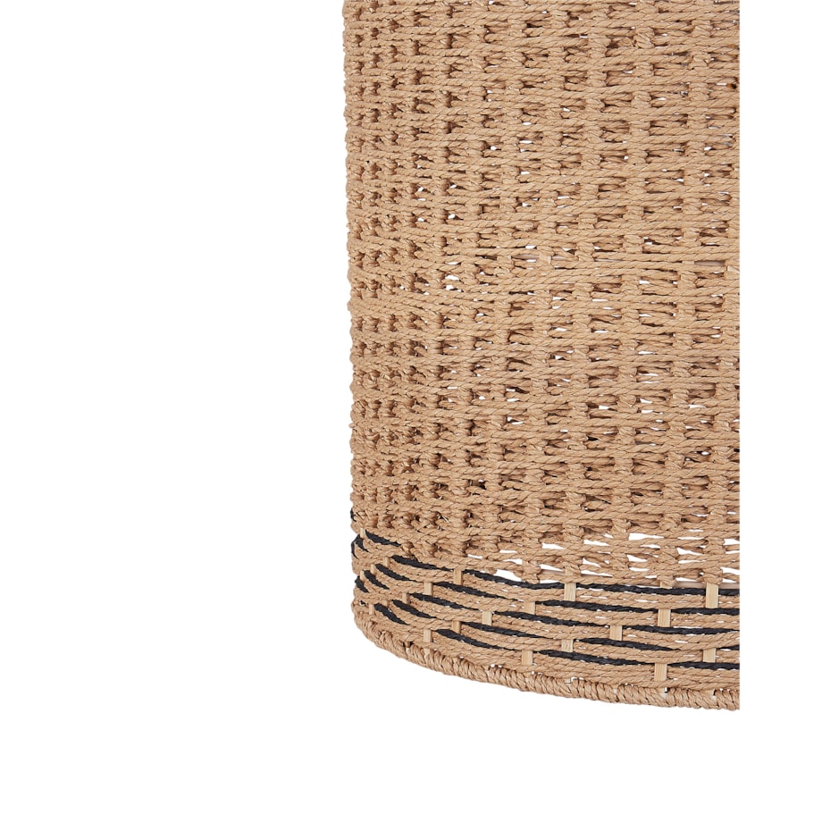 Pleciona lampa wisząca naturalna LUAPULA