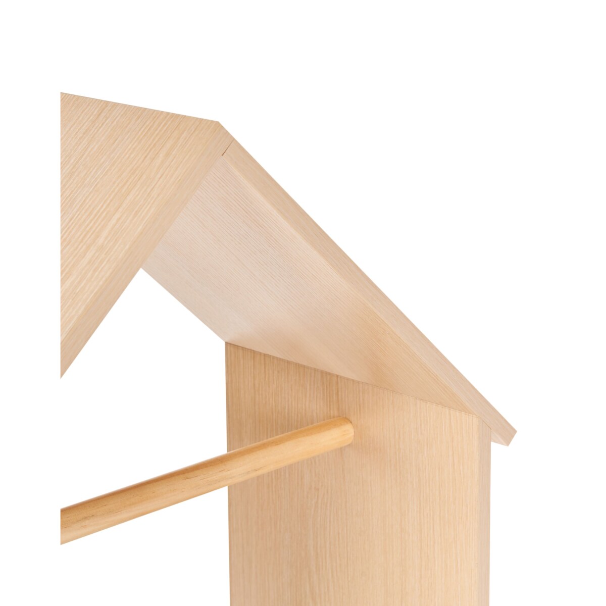 Wieszak na ubrania dla dzieci jasne drewno DURANGO