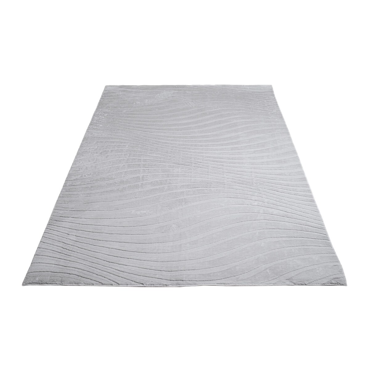 Dywan nowoczesny 3D, miękki Waving 5030 Szary 200x290