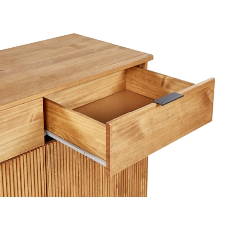 Szafka dwudrzwiowa jasne drewno TIMMINS