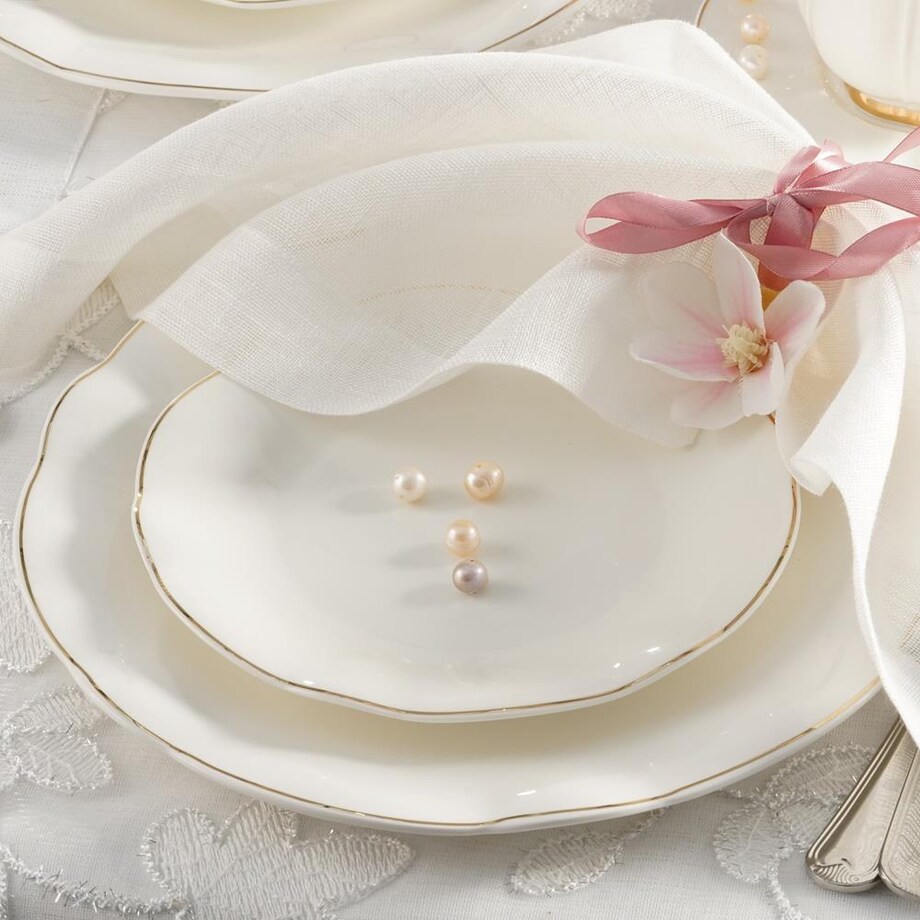 VILLA ITALIA Talerz porcelanowy 26,5 cm SANDRINE