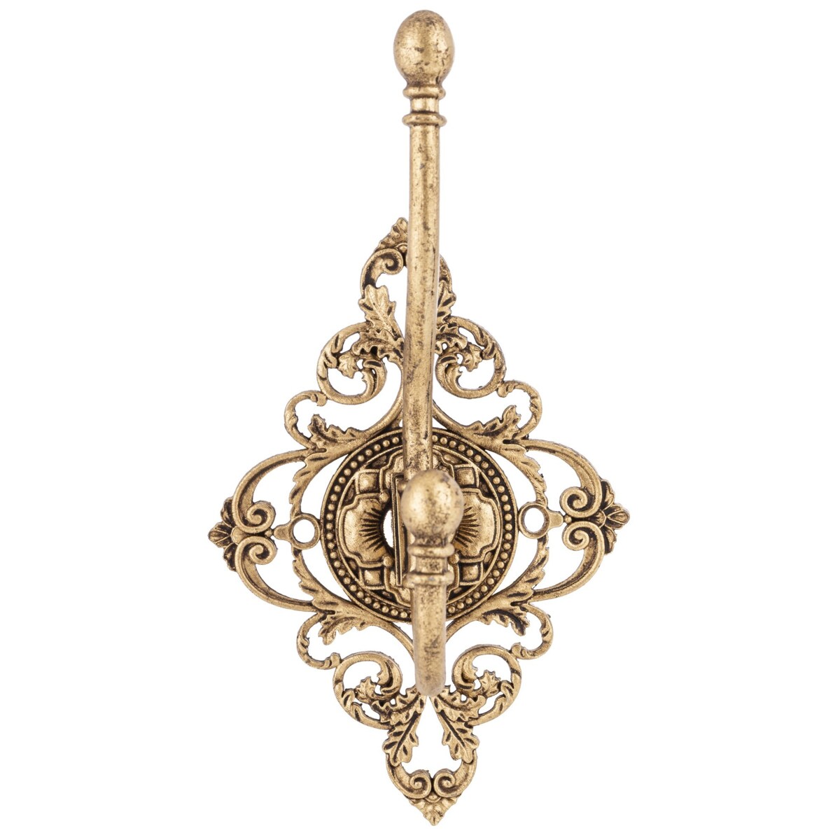 Wieszak ścienny metalowy 16x8x5 cm GANSO pojedynczy