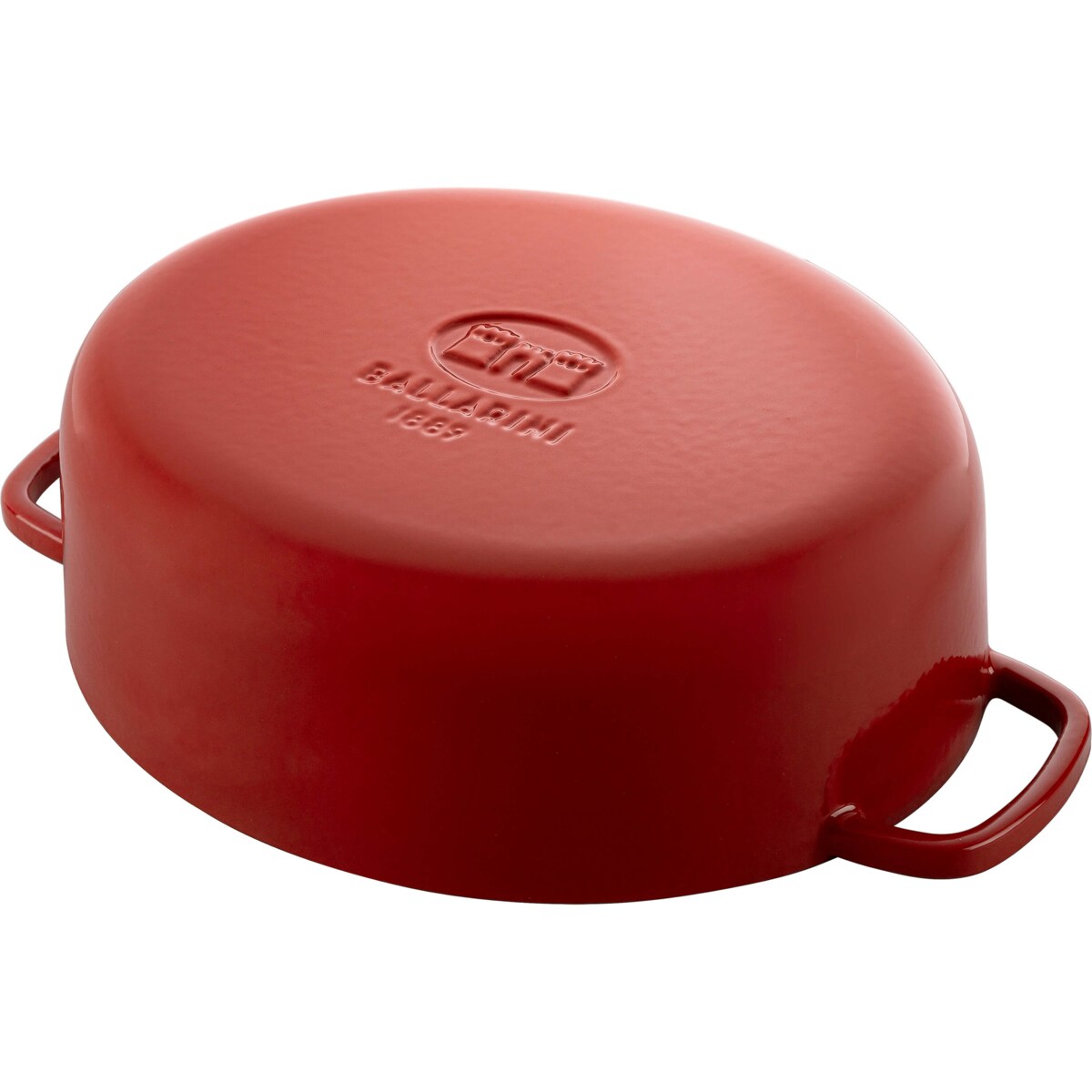 Garnek żeliwny owalny Ballarini Bellamonte - 4.5 ltr, Czerwony