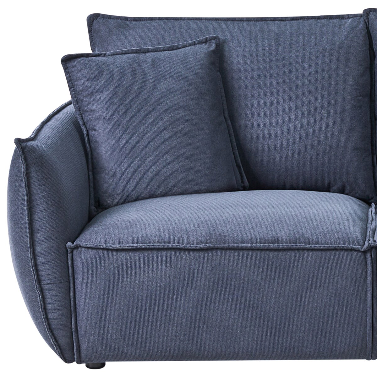 Sofa dla 3 osób KUNES Ciemnoniebieski