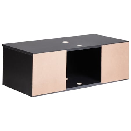 Wisząca szafka pod umywalkę RUPANCO 80 cm Czarny