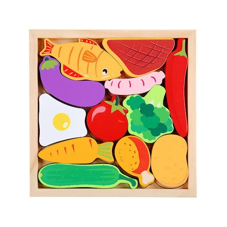 Puzzle drewniane - Warzywa