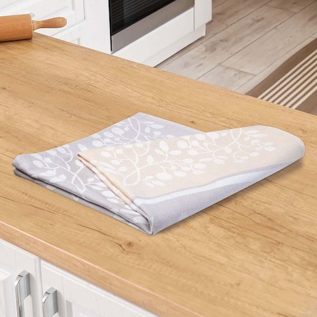 Ścierka bawełniana kuchenna 50x70 Perełka kremowa