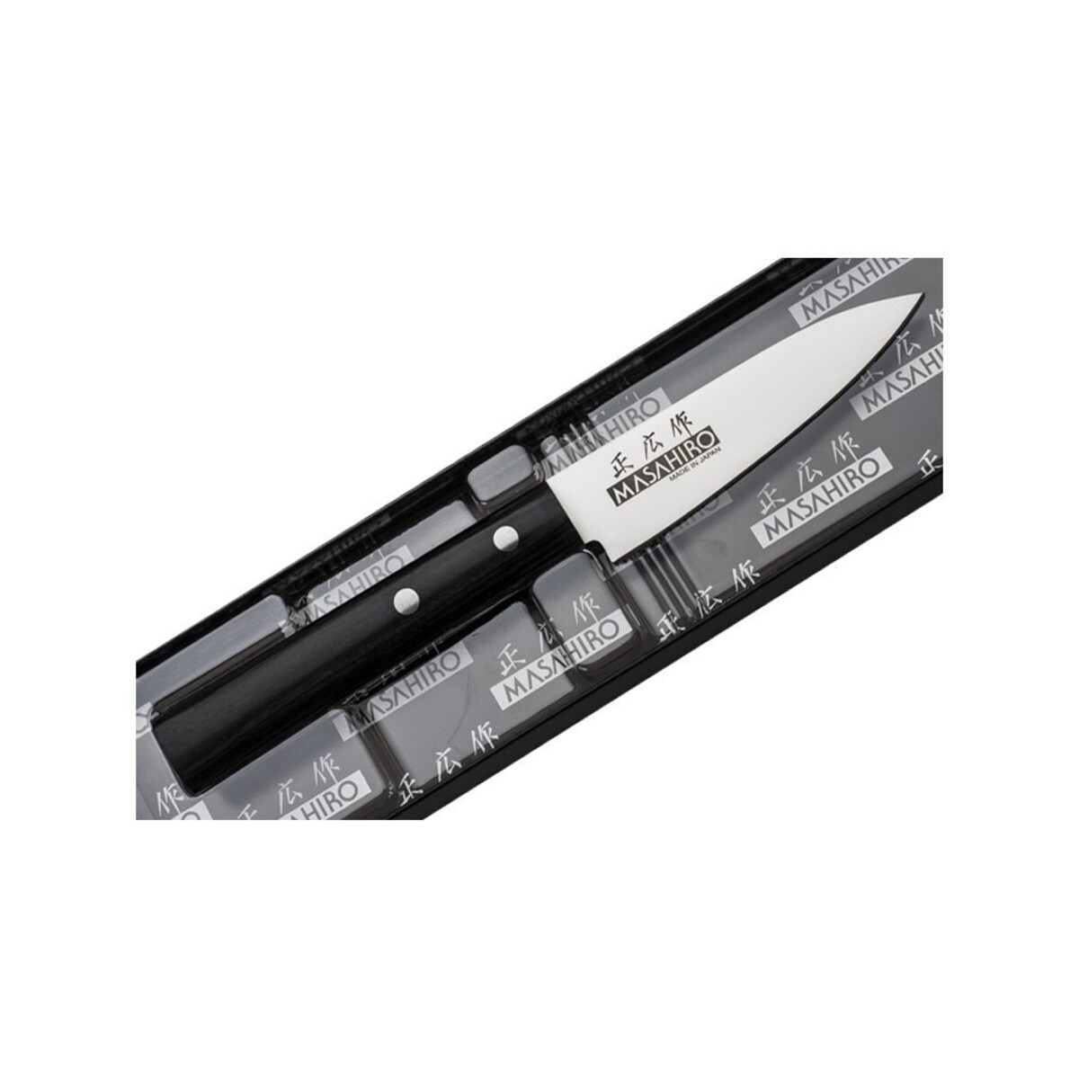 Masahiro nóż Sankei Paring 90mm czarny 35844