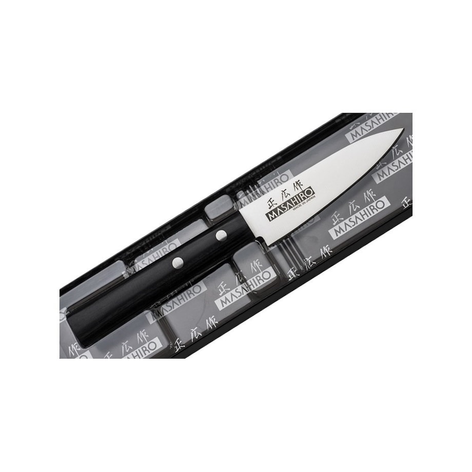 Masahiro nóż Sankei Paring 90mm czarny 35844