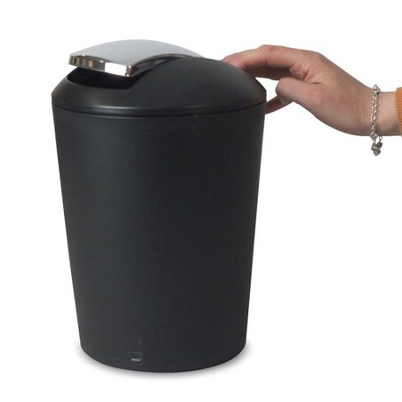 Kosz na śmieci 5 l (czarny) Marta Kela