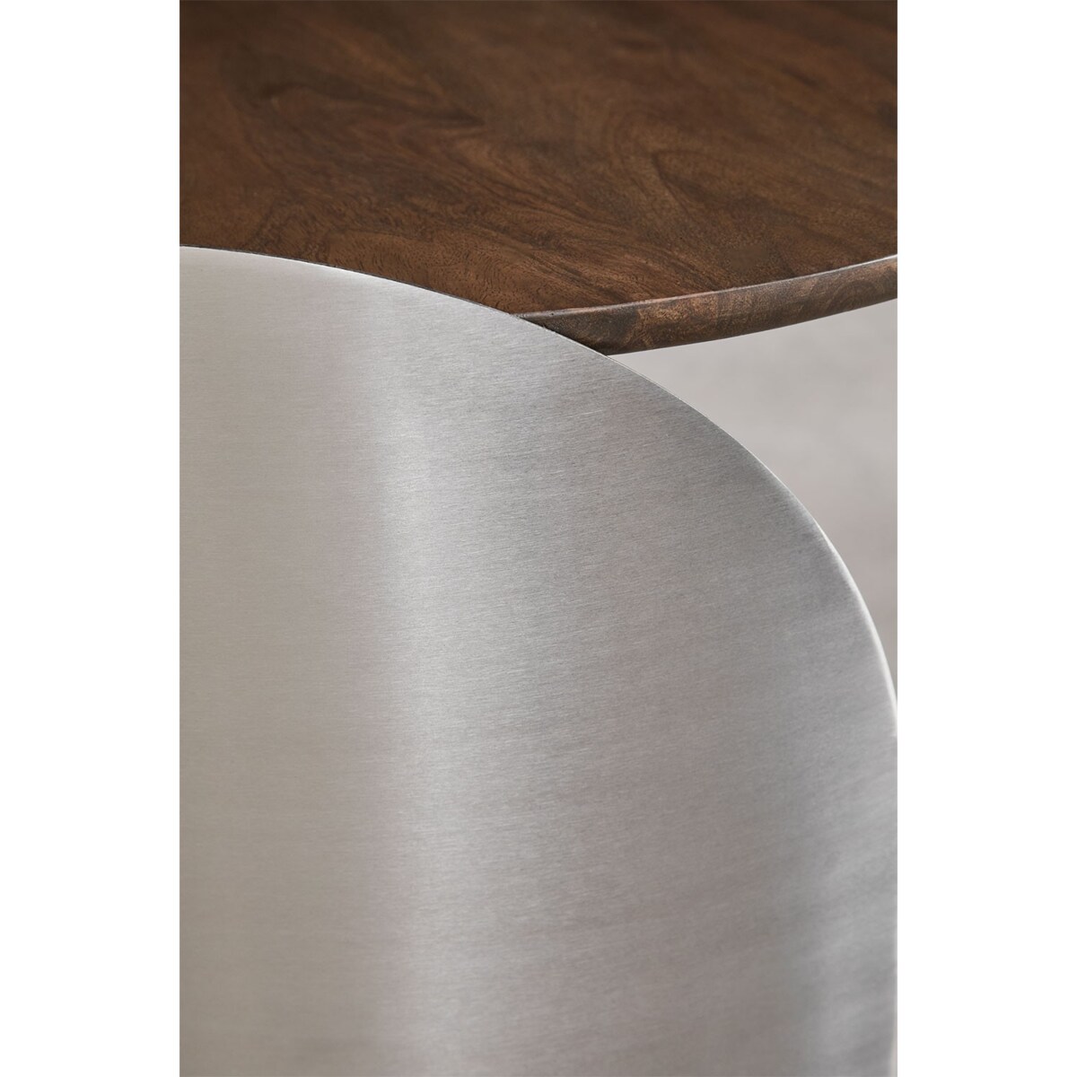 Komplet stolików Xireisa z drewna mango i stali nierdzewnej