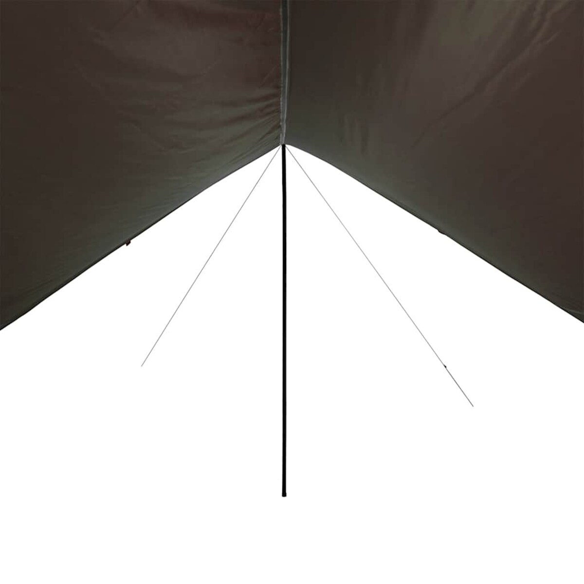 vidaXL Płachta biwakowa, brązowa, 462x306x211 cm, wodoszczelna