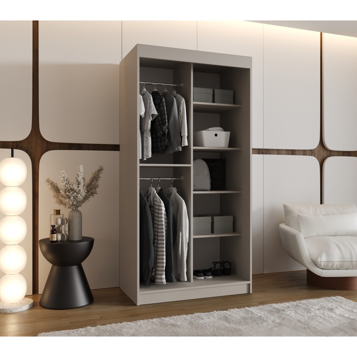 Szafa przesuwna MOKA 100 kaszmir